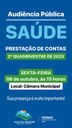 AUDIÊNCIA  PÚBLICA DA SECRETARIA MUNICIPAL DE SAÚDE,  