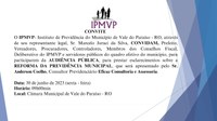 AUDIÊNCIA PUBLICA DO INSTITUTO DE PREVIDÊNCIA DO MUNICIPÍO DE VALE DO PARAÍSO-RO