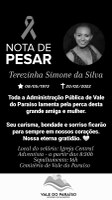 NOTA DE FALECIMENTO